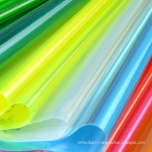 Feuille de PVC coloré en similicuir matériau pour les sacs en plastique